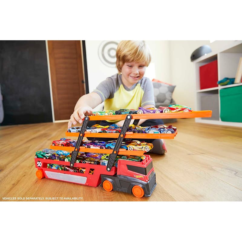 Машинка HOT WHEELS Грузовик-транспортер (GHR48) В Украине Машинка HOT WHEELS Грузовик-транспортер (GHR48)