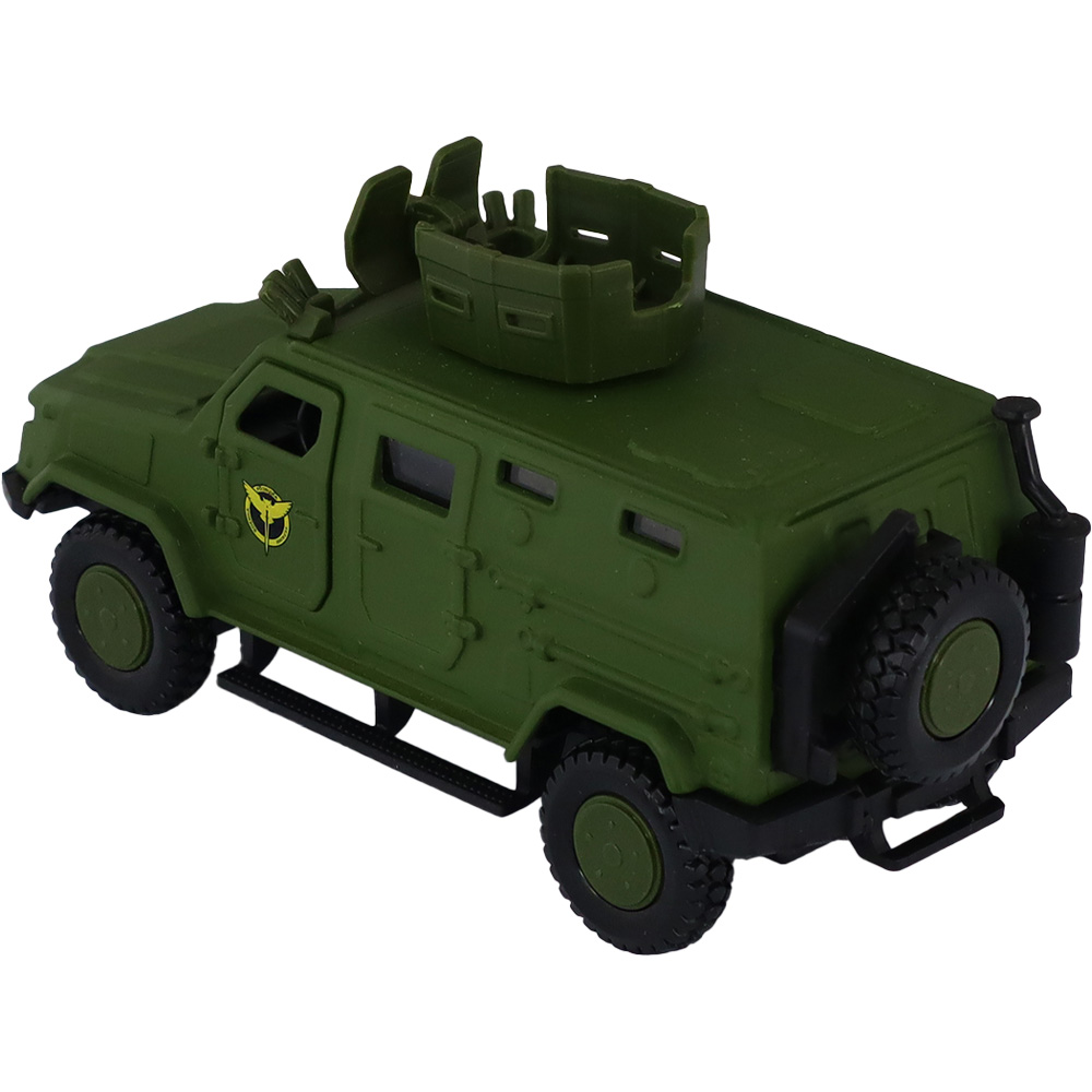 Модель TECHNODRIVE "Шеврони Героїв" КОЗАК 2М1 "ГУР МО" Green (KS450-1) Вид моделі позашляховик