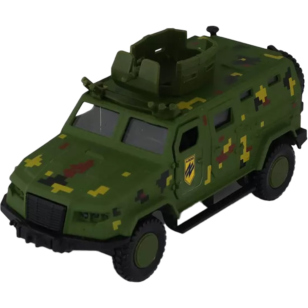 Огляд Модель TECHNODRIVE "Шеврони Героїв" КОЗАК 2М1 "АЗОВ" Green (KS450-2)