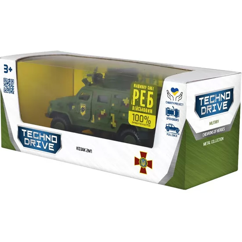 В інтернет магазині Модель TECHNODRIVE "Шеврони Героїв" КОЗАК 2М1 "АЗОВ" Green (KS450-2)