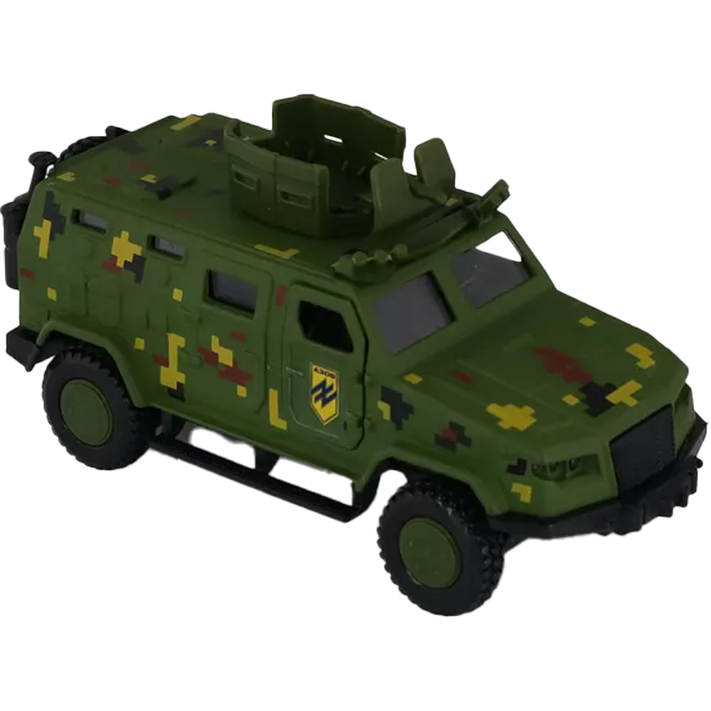 Зображення Модель TECHNODRIVE "Шеврони Героїв" КОЗАК 2М1 "АЗОВ" Green (KS450-2)