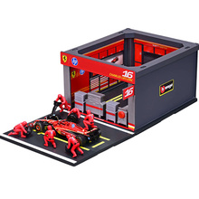 Игровой набор BBURAGO Pit Pass Ferrari SF-24 1:43 (18-36862 (#16))