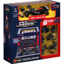 Ігровий набір BBURAGO Pit Pass Oracle Red Bull Racing RB20 1:43 (18-38453 (#1))