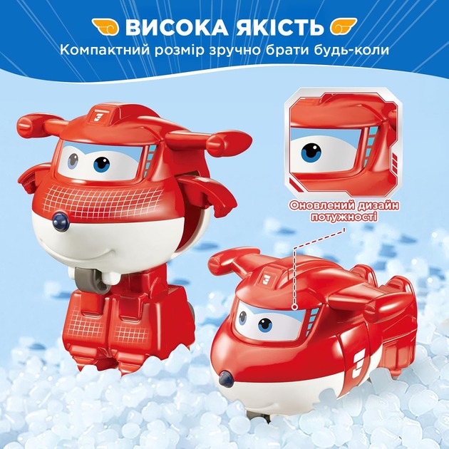 Внешний вид Игрушка-трансформер SUPER WINGS Transform-a-Bots Джетт (EU780010)