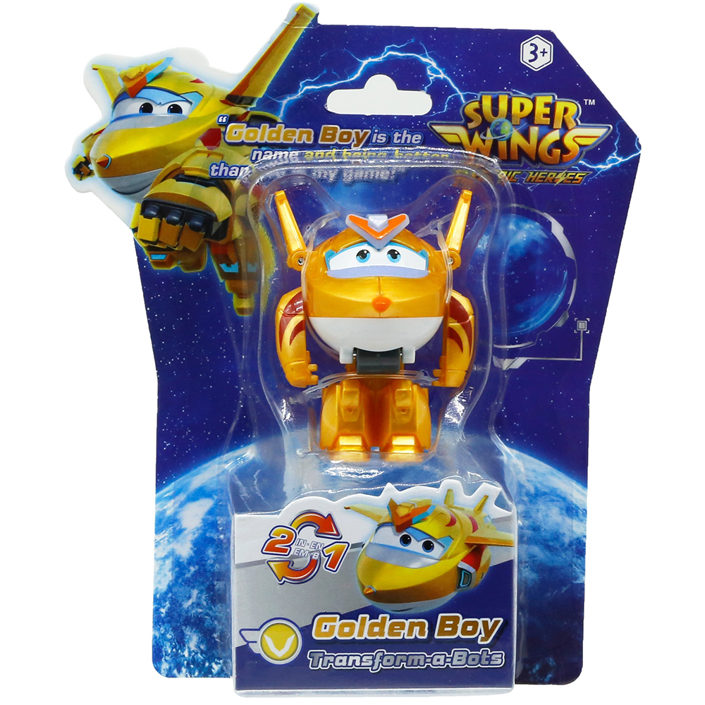 Изображение Игрушка-трансформер SUPER WINGS Transform-a-Bots Golden Boy (EU780031)