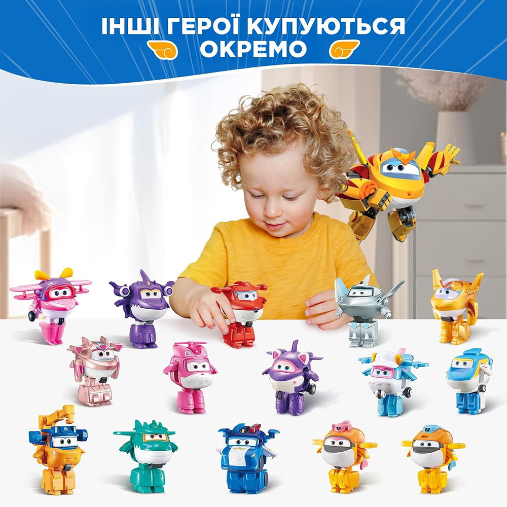 Покупка Игрушка-трансформер SUPER WINGS Transform-a-Bots Golden Boy (EU780031)