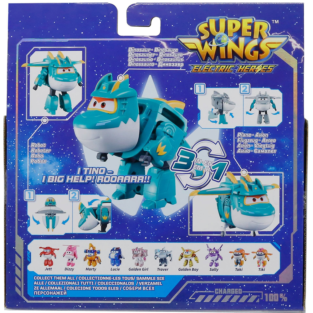 Изображение Игрушка-трансформер SUPER WINGS Transforming Tino (EU780237)