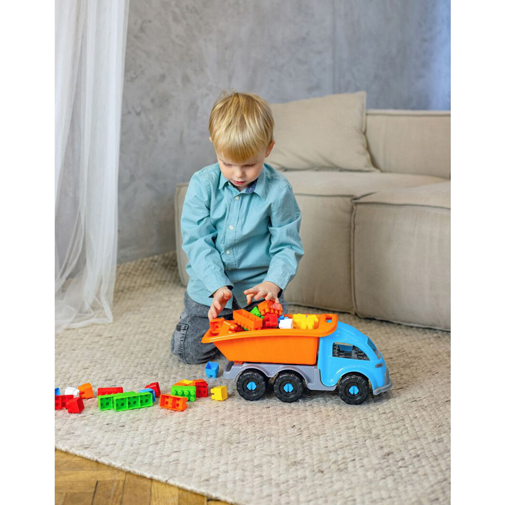 Машинка TIGRES Самоскид із конструктором 33 деталі (40041) Вік від 1 року