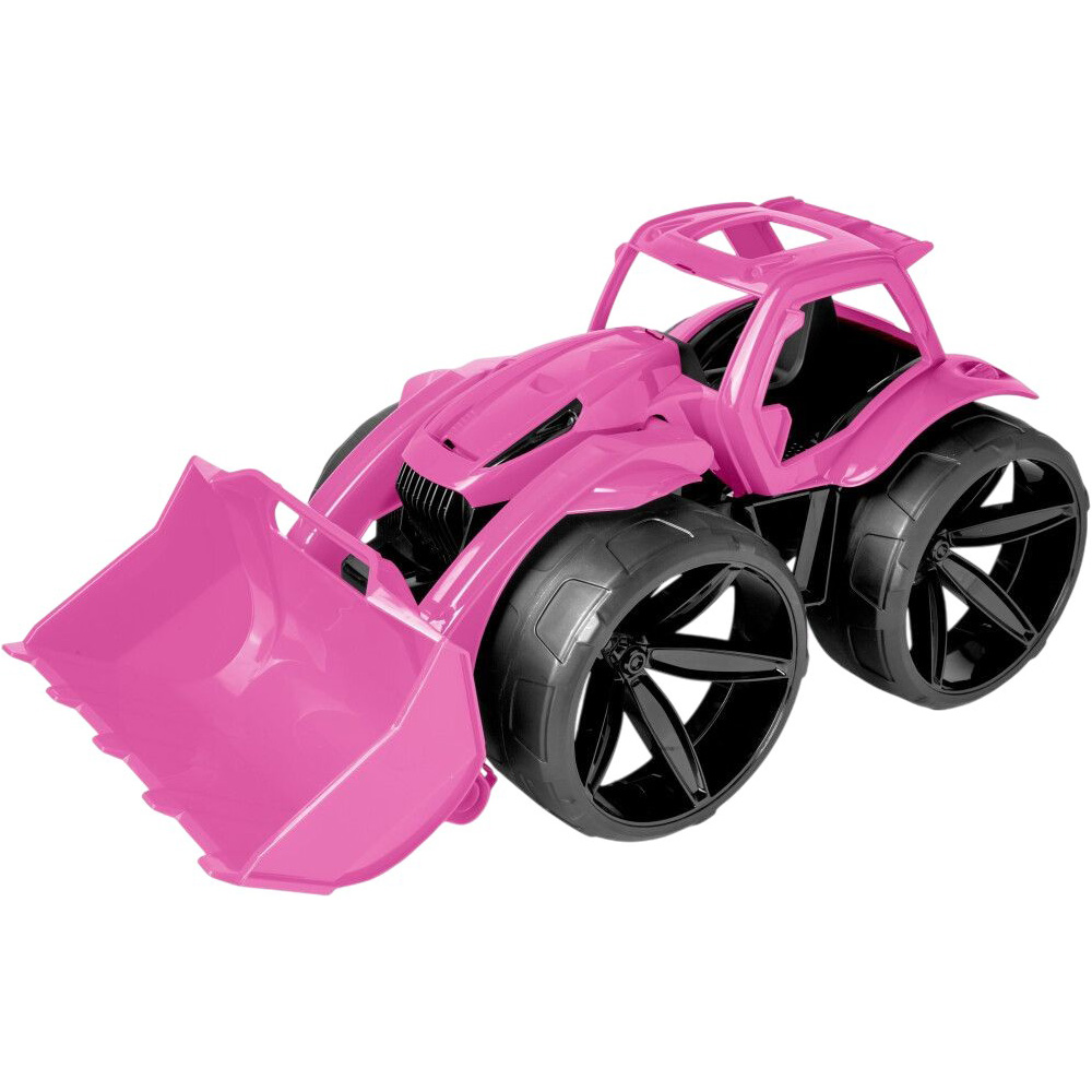 Машинка WADER Maximus Бульдозер Рожевий (64560)