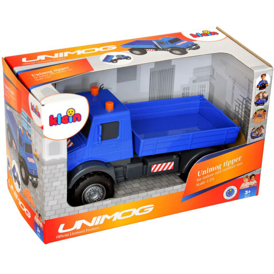 Зовнішній вигляд Машинка KLEIN Unimog Самоскид Синій (3802)