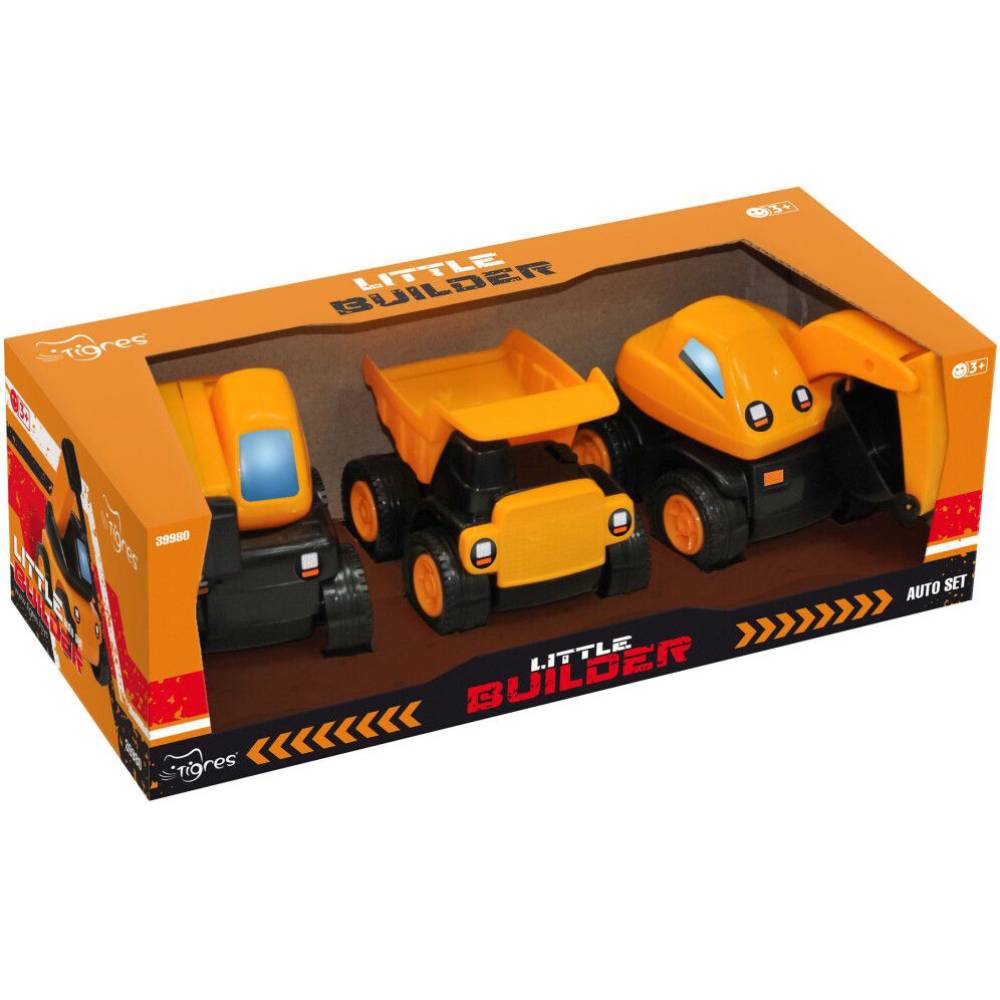 Набор машинок TIGRES Little Builder 3 шт (39980)