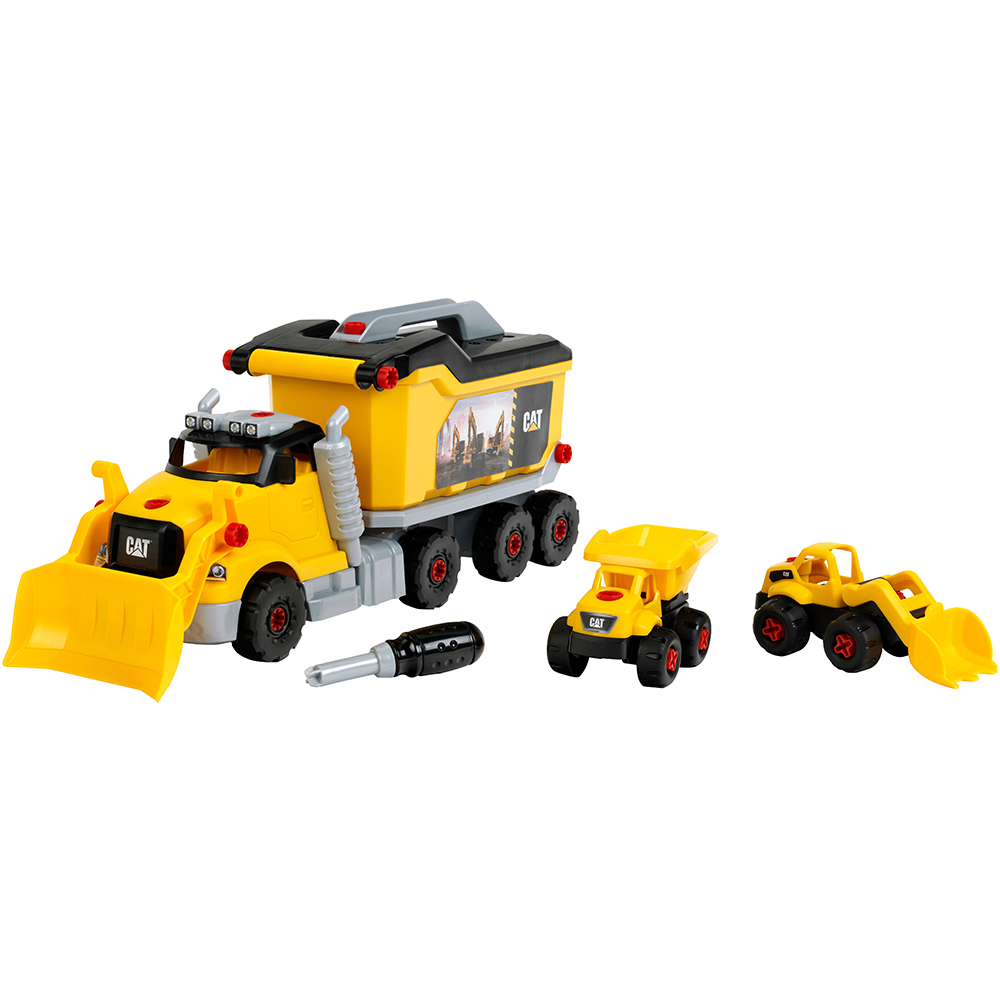 Покупка Ігровий набір KLEIN Cat Вантажівка 4 в 1 з екскаватором та самоскидом (3252)
