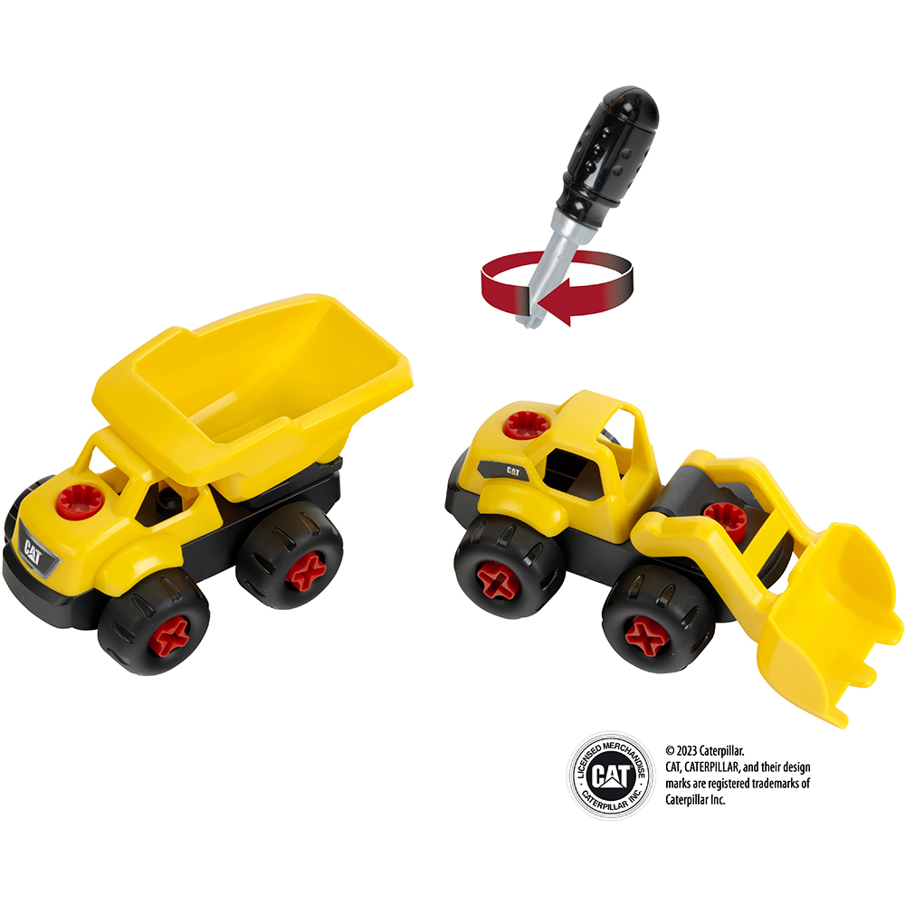 Фото 27 Ігровий набір KLEIN Cat Вантажівка 4 в 1 з екскаватором та самоскидом (3252)