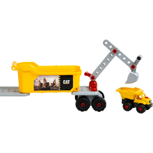 Ігровий набір KLEIN Cat Вантажівка 4 в 1 з екскаватором та самоскидом (3252)