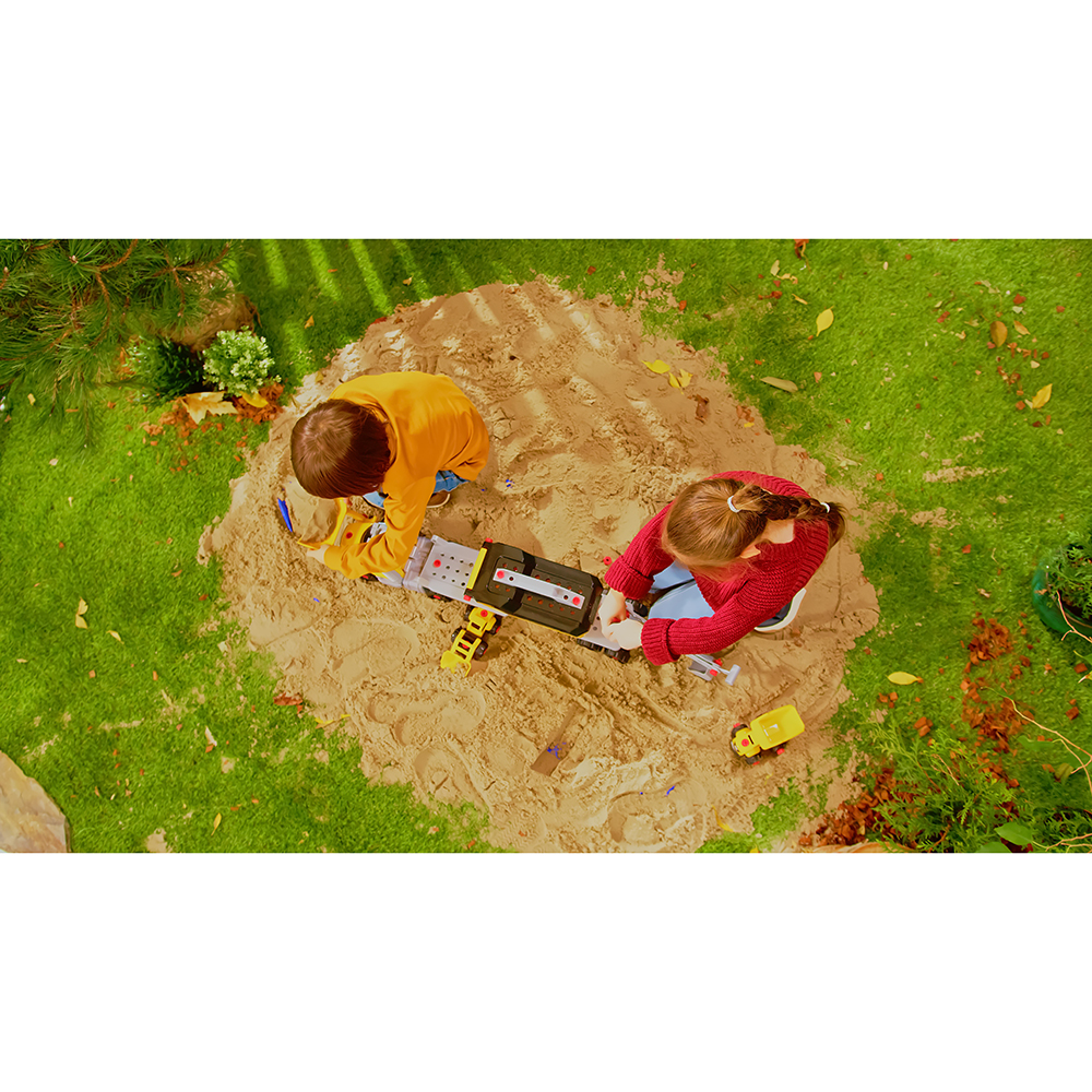 Фото 57 Ігровий набір KLEIN Cat Вантажівка 4 в 1 з екскаватором та самоскидом (3252)