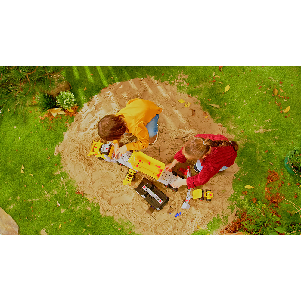 Фото 55 Ігровий набір KLEIN Cat Вантажівка 4 в 1 з екскаватором та самоскидом (3252)