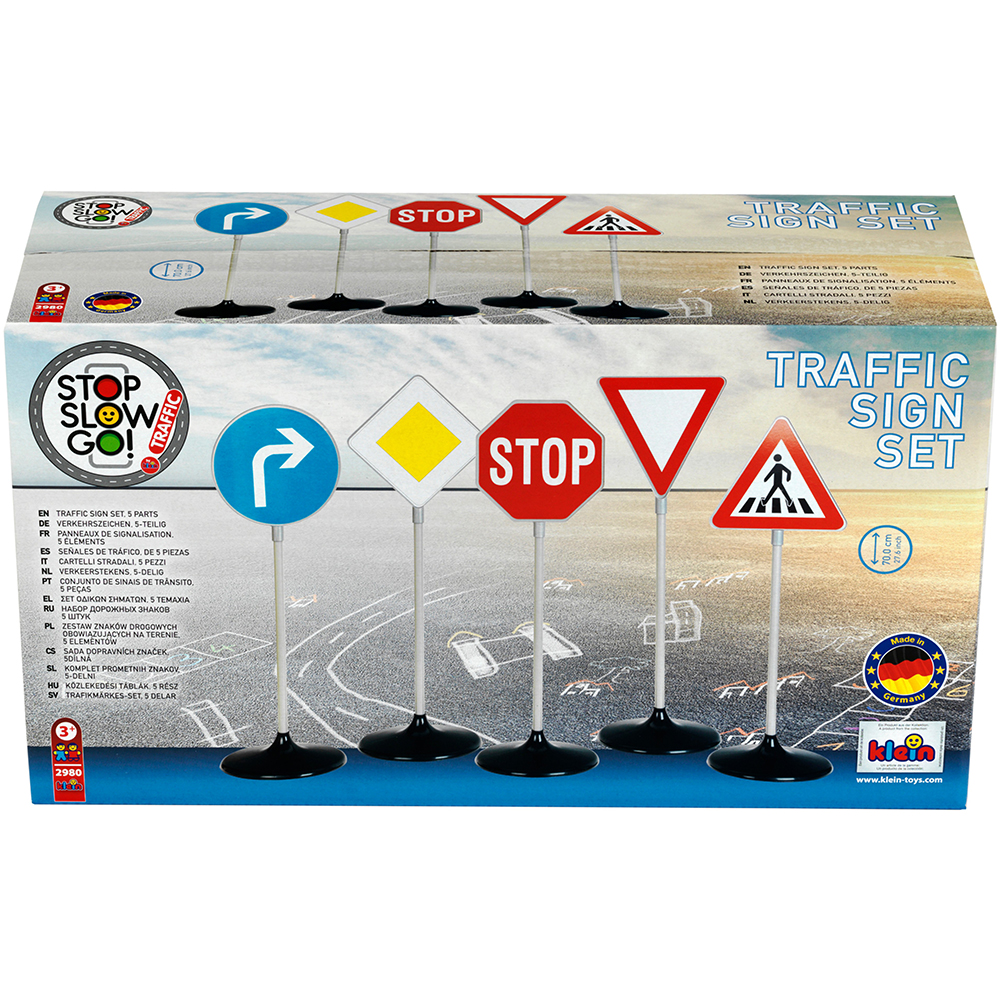Набор дорожных знаков KLEIN 5 шт (2980) Тип транспорт и техника