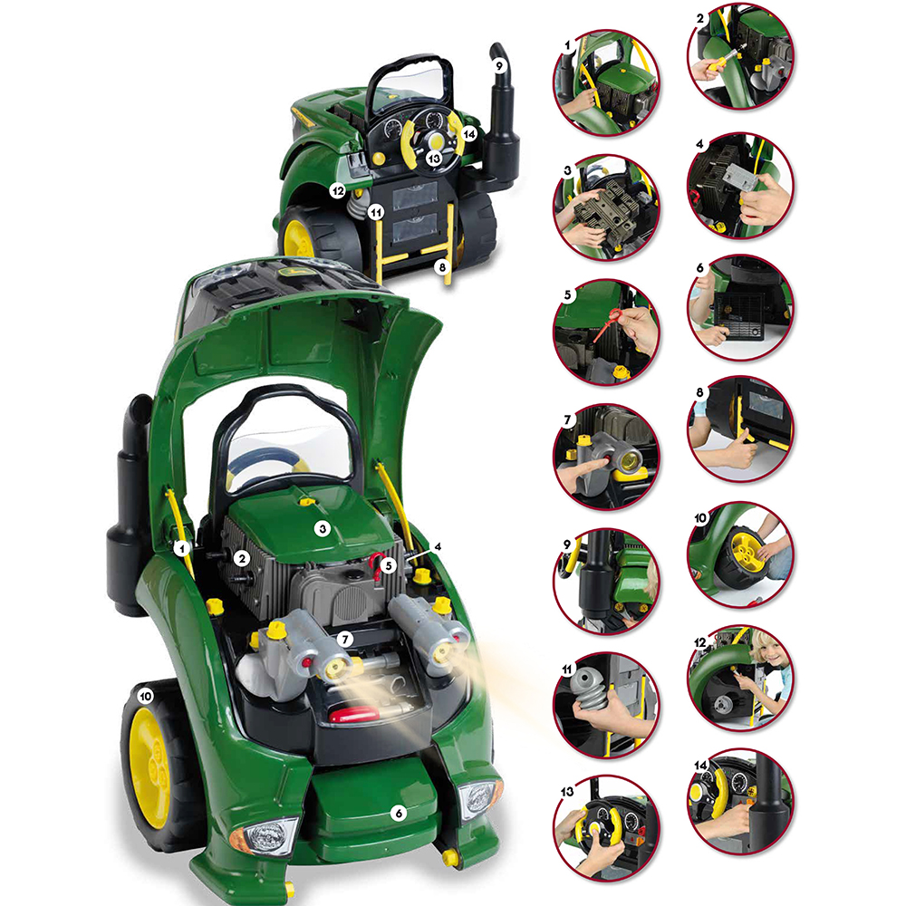 Фото Игрушечный двигатель KLEIN John Deere (3916)