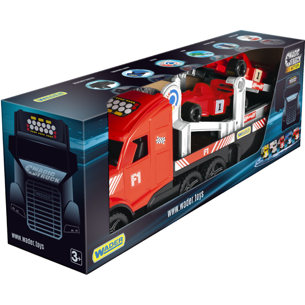 Ігровий набір WADER Magic Truck з авто Формули 1 (36241) Вік від 3 років