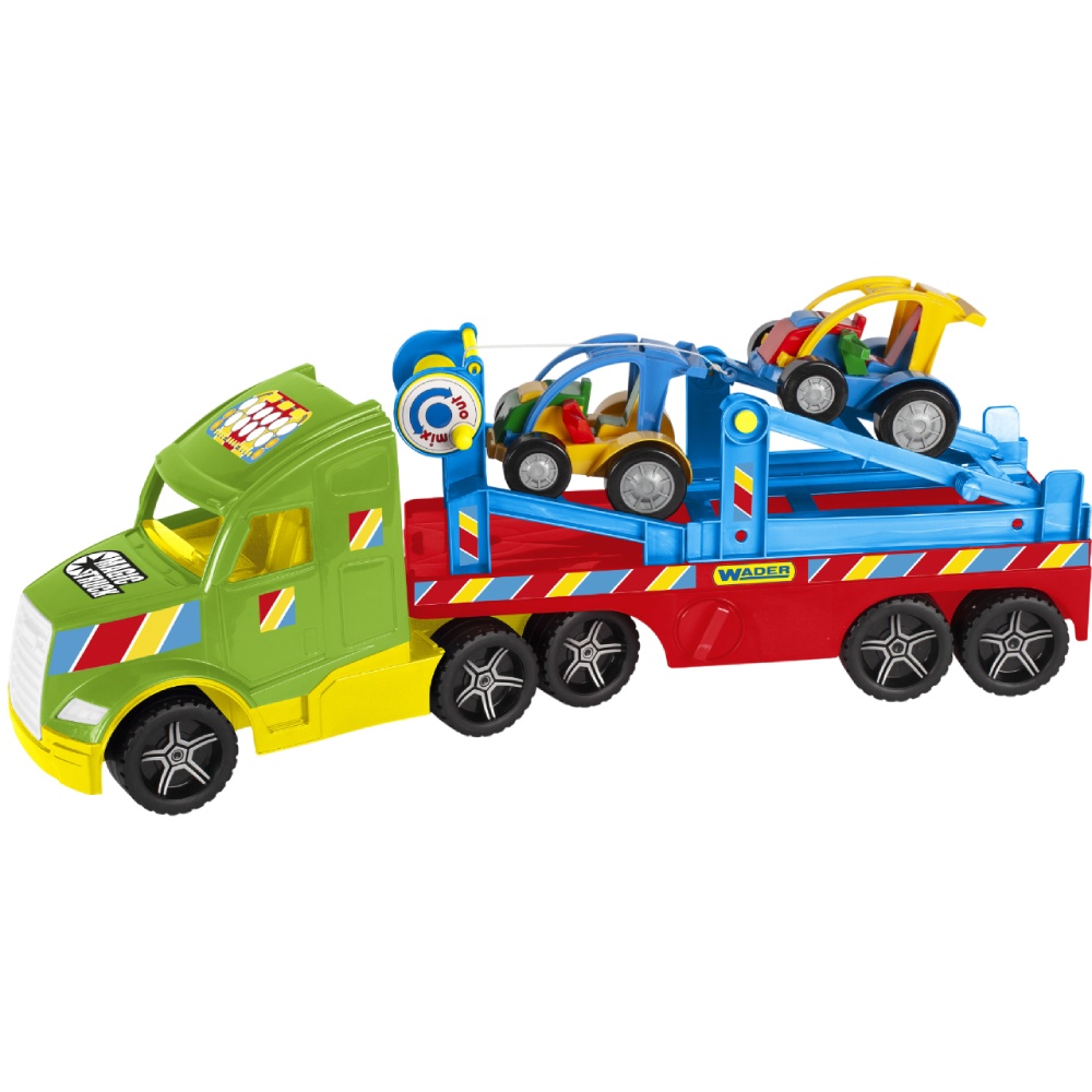Машинка WADER Magic Truck Basic с авто-багги (36351)