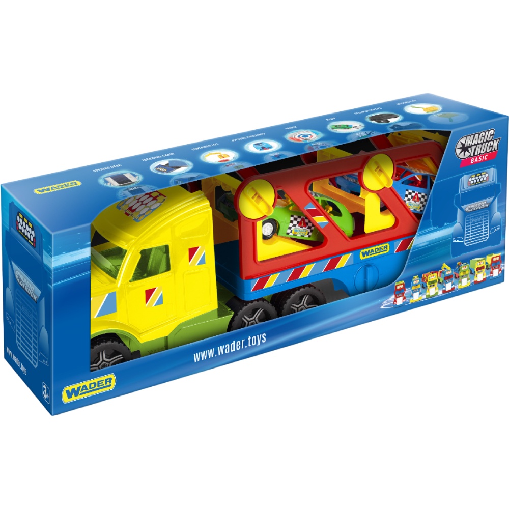 Машинка WADER Magic Truck Basic с авто-купе (36361) Возраст от 3 лет