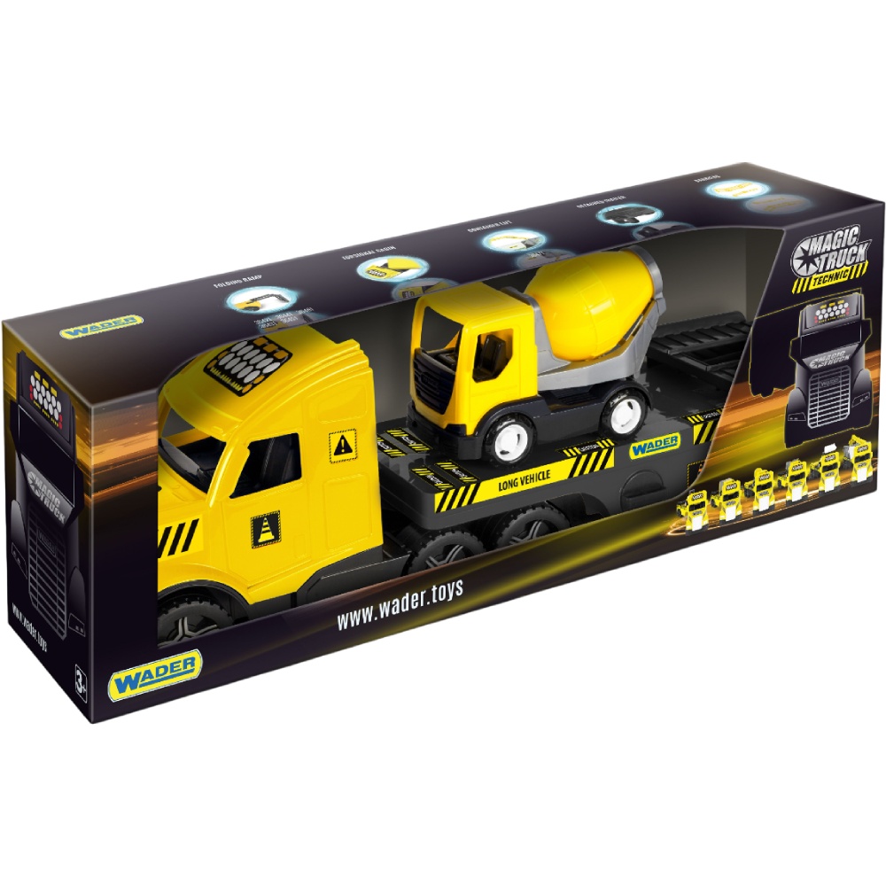 Игровой набор WADER Magic Truck Technic с бетономешалкой (36461) Возраст от 3 лет