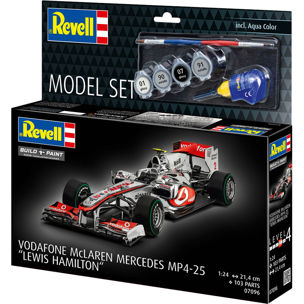 Сборная модель Revell McLaren Mercedes MP4-25 Льюис Хэмилтон Уровень 4 Масштаб 1:24 (RVL-67096) Марка авто McLaren