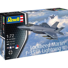 Збірна модель-копія REVELL Літак Lockheed Martin F-35A Lightning II рівень 4 1:72 (RVL-03799)