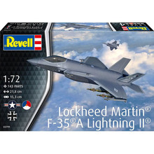 Збірна модель-копія REVELL Літак Lockheed Martin F-35A Lightning II рівень 4 1:72 (RVL-03799)