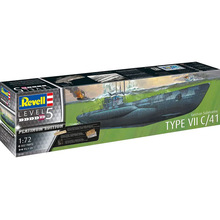 Збірна модель-копія REVELL Німецький підводний човен типу VII C/41 рівень 5 1:72 (RVL-05163)