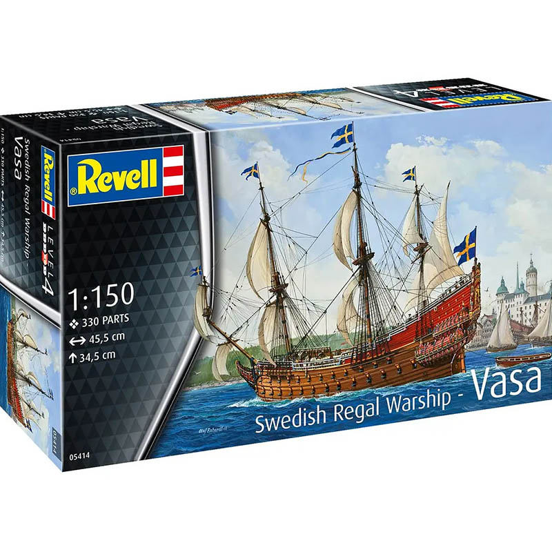 Заказать Сборная модель-копия REVELL Шведский королевский военный корабль Vasa уровень 4 1:150 (RVL-05414)