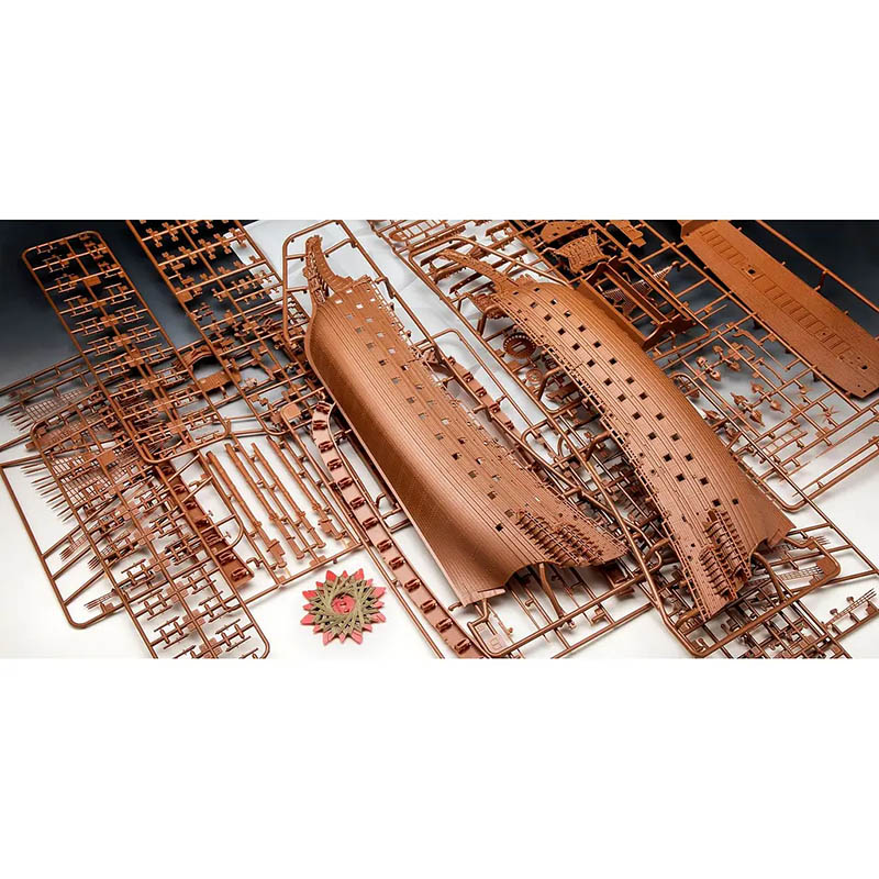 Внешний вид Сборная модель-копия REVELL Шведский королевский военный корабль Vasa уровень 4 1:150 (RVL-05414)