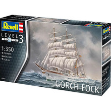 Збірна модель-копія REVELL Корабель Gorch Fock рівень 3 1:350 (RVL-05432)