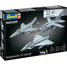 Збірна модель-копія REVELL Набір до 70 річниці ВПС Німеччини 3 літаки рівень 5 1:72 (RVL-05627)