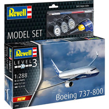 Збірна модель-копія REVELL Літак Boeing 737-800 рівень 3 1:288 (RVL-63809)