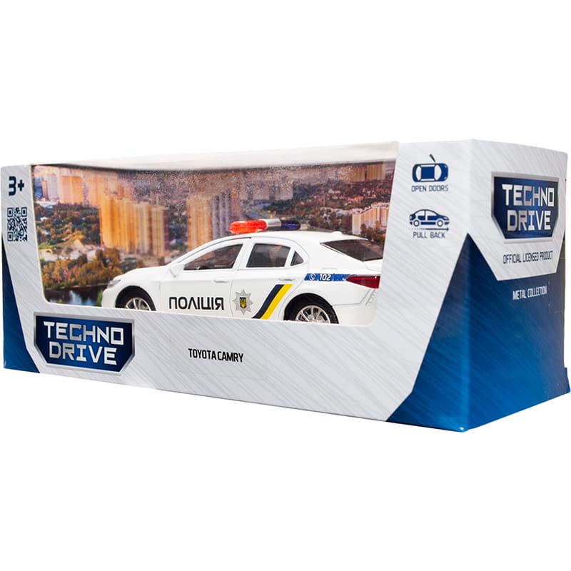 В інтернет магазині Автомодель TECHNODRIVE Toyota Camry Поліція (KM250416)