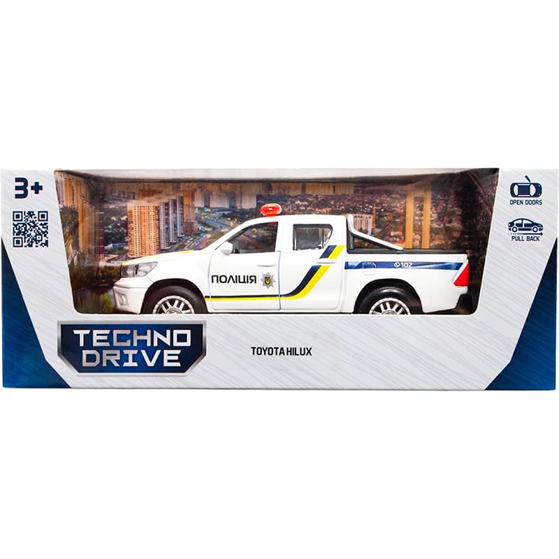 В интернет магазине Автомодель TECHNODRIVE Toyota Hilux Полиция (KM250426)