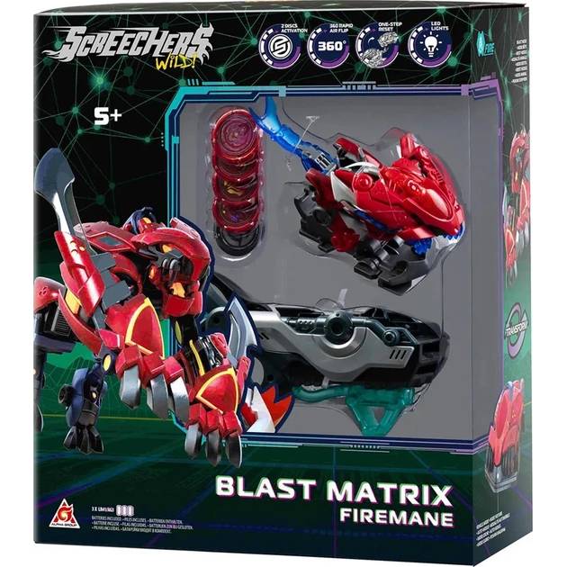 Зображення Ігровий набір SCREECHERS WILD! S5 L2 Файєрмен (EU686122)