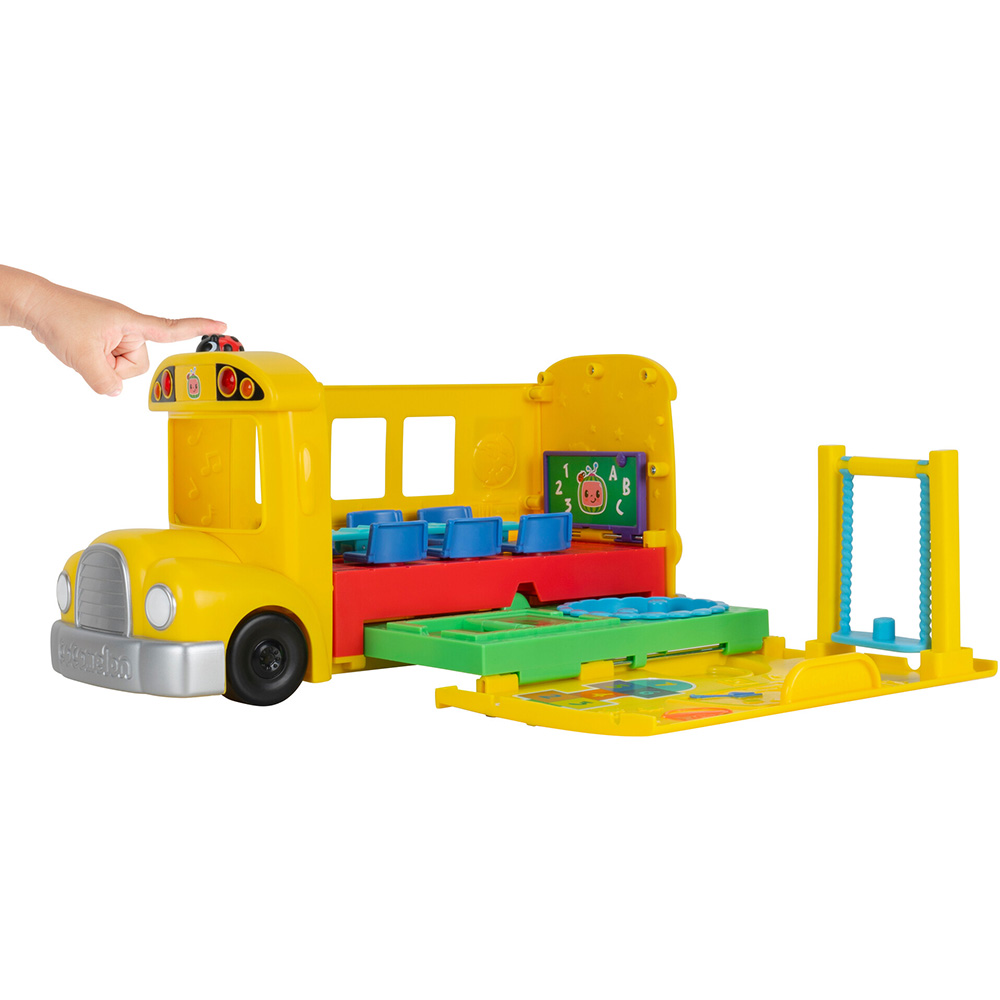 Ігровий набір COCOMELON Vehicle Шкільний автобус (CMW0509) Особливості світлові ефекти