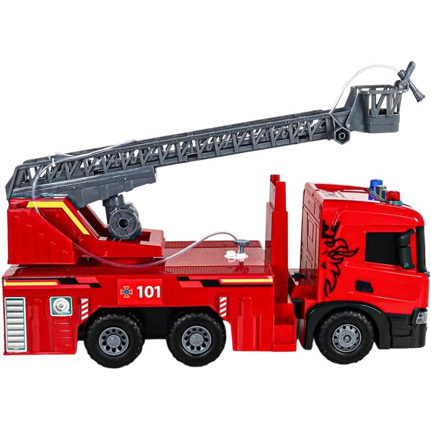 Автомодель TECHNODRIVE Super Big Truck Пожарная машина Scania 51,5 см (5005KS) Питание 2 х ААА