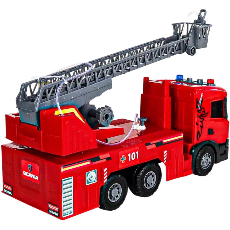 Внешний вид Автомодель TECHNODRIVE Super Big Truck Пожарная машина Scania 51,5 см (5005KS)