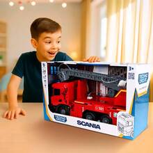 Автомодель TECHNODRIVE Super Big Truck Пожарная машина Scania 51,5 см (5005KS)