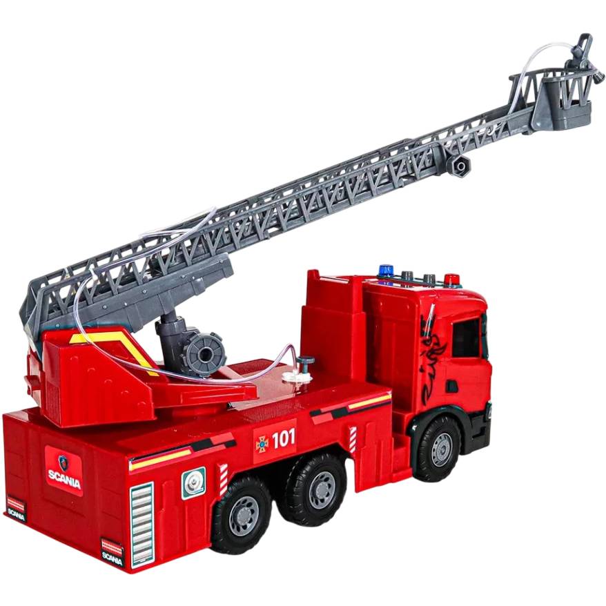 Фото Автомодель TECHNODRIVE Super Big Truck Пожарная машина Scania 51,5 см (5005KS)