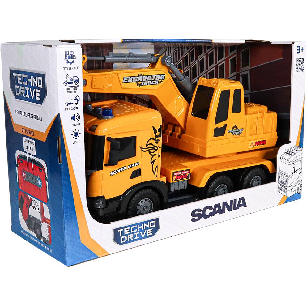 В Украине Автомодель TECHNODRIVE Super Big Truck Экскаватор SCANIA (5006KS)
