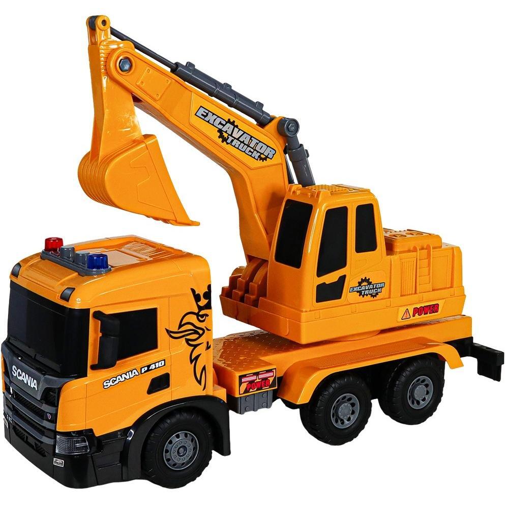 Автомодель TECHNODRIVE Super Big Truck Экскаватор SCANIA (5006KS)