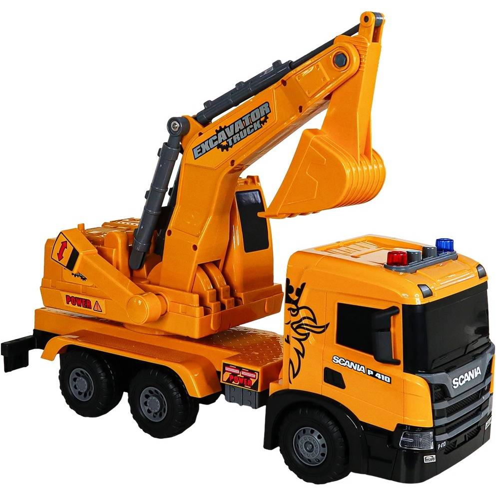 Внешний вид Автомодель TECHNODRIVE Super Big Truck Экскаватор SCANIA (5006KS)