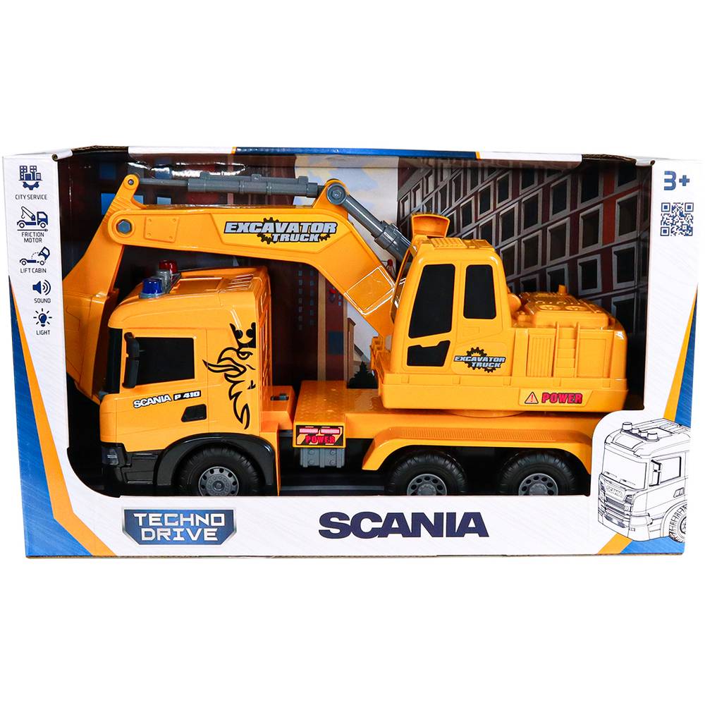 В интернет магазине Автомодель TECHNODRIVE Super Big Truck Экскаватор SCANIA (5006KS)