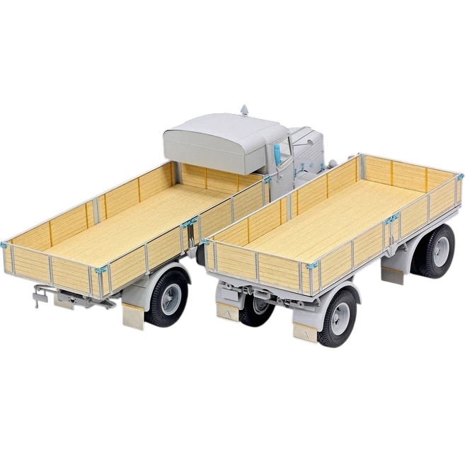 Сборная модель-копия REVELL Грузовая машина Bussing 8000 S13 с прицепом уровень 5 (RVL-07580) Масштаб 1:24