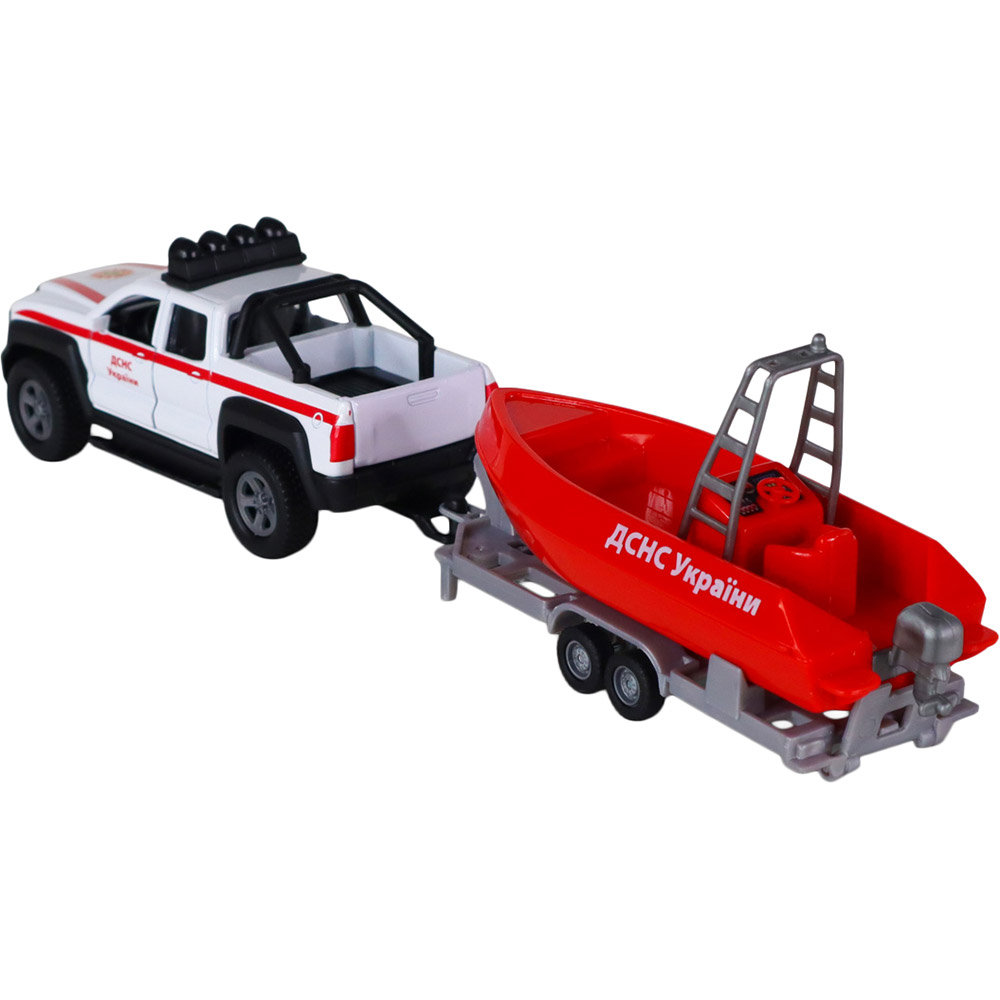 Игровой набор TECHNODRIVE Водная служба спасения (510217.27) Особенности инерционный механизм