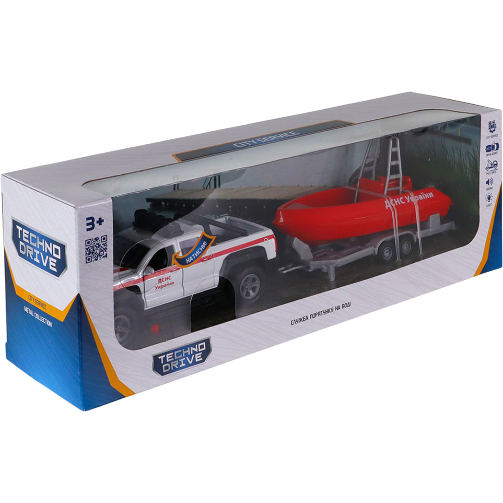 В интернет магазине Игровой набор TECHNODRIVE Водная служба спасения (510217.27)